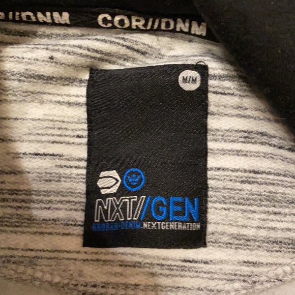 Core denim zip-up hoodie - Picture 3 of 3